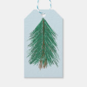 Étiquettes-cadeau Forêt de sapin (Devant)