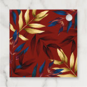 Étiquettes Cadeau Forêt exotique (Dos)