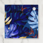 Étiquettes Cadeau Forêt exotique (Dos)