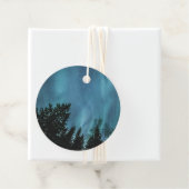 Étiquettes Cadeau Forêt Northern Lights (En situation)