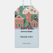 Étiquettes-cadeau Forever Accueil Pastel Coeurs Adoption Foster Douc (Devant)