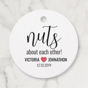 Étiquettes Cadeau Fous de chaque mariage