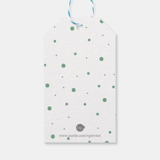 Étiquettes cadeau Fox - Novembre Baby shower autom (Dos)