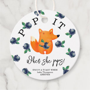 Étiquettes Cadeau Fox - Pop it! Quand elle éclaire !