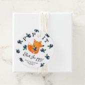 Étiquettes Cadeau Fox - Pop it! Quand elle éclaire ! (En situation)