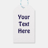 Étiquettes-cadeau Fractal Bluestar (Dos)