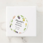 Étiquettes Cadeau Fraîchement De La Fête des mariées De Marché Des A (En situation)