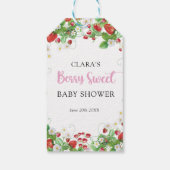 Étiquettes-cadeau Fraise Baby shower Berry Sweet (Dos)