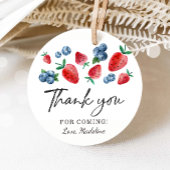 Étiquettes Cadeau Fraise Blueberry Favoriser Balise Anniversaire Ber