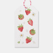 Étiquettes-cadeau Fraise Merci Beaucoup Baie (Dos)