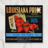 Étiquettes Cadeau Fraises de la Louisiane (Dos)