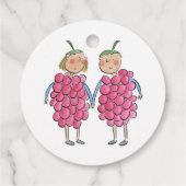 Étiquettes Cadeau Framboise (Dos)