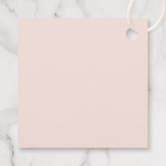 Étiquettes Cadeau Français Romance Mariage Blush ID870 (Dos)