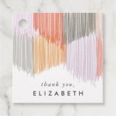 Étiquettes Cadeau Frange moderne (Devant)