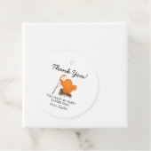 Étiquettes Cadeau Fun Bonfire Anniversaire Merci de fête (En situation)