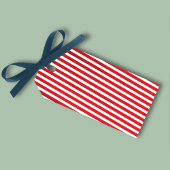 Étiquettes-cadeau Fun de Noël Whimsical mignon Stripes vacances