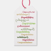 Étiquettes-cadeau Fun Félicitations Favor Balise (Devant)