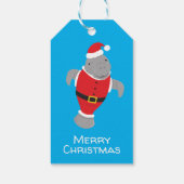 Étiquettes-cadeau Fun Manatee Animal Christmas (Dos)