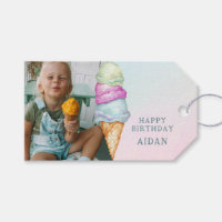 Fun Summer Ice Creative Photo Anniversaire Fête