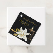Étiquettes Cadeau Funérailles de Lily Candle (En situation)