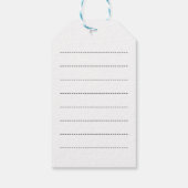 Étiquettes-cadeau Funny Christmas Skeleton Wishes for man (Dos)