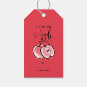 Étiquettes-cadeau Funny Fruit Pun Apple Valentine Tags cadeaux
