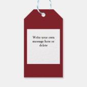 Étiquettes-cadeau Funny Noël chrétien Nativité personnalisée (Dos)