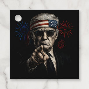 Étiquettes Cadeau Funny Trump Golfe Des USA Amérique 2025 4 juillet