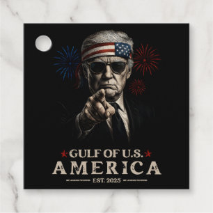 Étiquettes Cadeau Funny Trump Golfe Des USA Amérique 2025 4 juillet