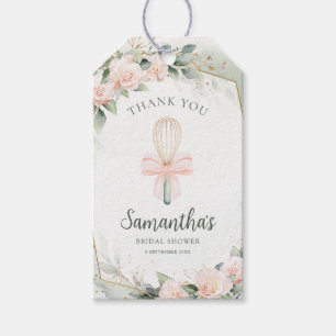 Étiquettes-cadeau Futur Mariage Fleurs Roses à Emporter