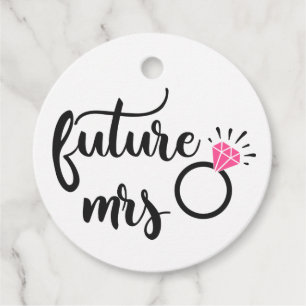 Étiquettes Cadeau Futur Mme Bride À Être Mariage Fête des mariées