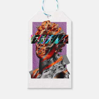 Étiquettes-cadeau Futurisme Japonais Vaporwave Esthétique