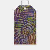 Étiquettes-cadeau Gabarit d'impression Gelli Art Abstrait (Dos)