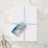 Étiquettes-cadeau Gala des rêves de marbre AZURE (With Twine)