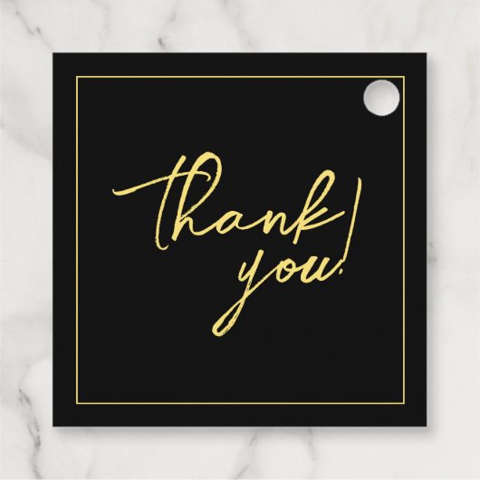 Étiquettes Cadeau Gala événement Charity collecte de fonds Elegant B (Dos)