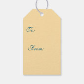 Étiquettes-cadeau Galactic Heart of the Universe (Dos)