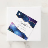 Étiquettes Cadeau Galaxie Agate (En situation)