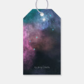 Étiquettes-cadeau Galaxie arc-en-ciel (Dos)