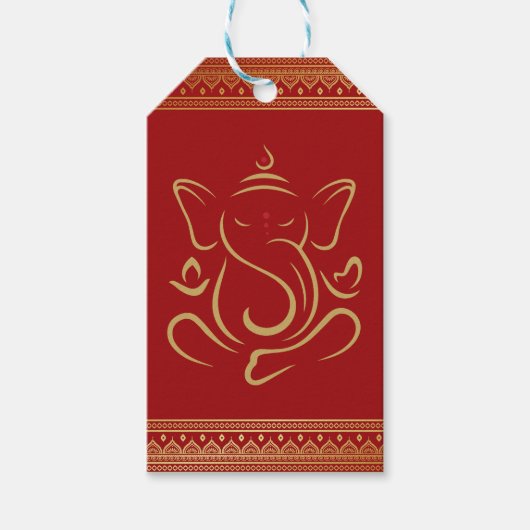 Étiquettes-cadeau Ganesh (Devant)