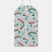 Étiquettes-cadeau Garçons Train Merci Baby shower mignon Favte (Dos)