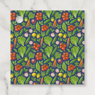 Étiquettes Cadeau Garden-Fresh Deep Navy