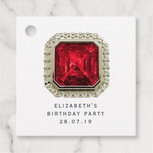Étiquettes Cadeau Garnet Janvier Birthstone
