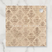 Étiquettes Cadeau Garnet Janvier Birthstone (Dos)