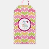 Étiquettes-cadeau Gâteau d'anniversaire avec Merci de Lion Party (Dos)