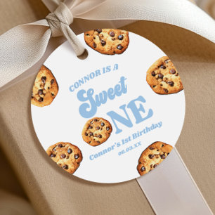 Étiquettes Cadeau Gâteaux et Lait pour le 1er Anniversaire de Sweet