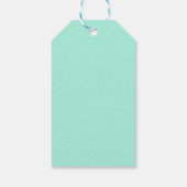 Étiquettes-cadeau Gemmes bleues et vertes. (Dos)