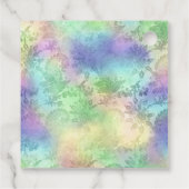 Étiquettes Cadeau Gemstone Damask (Dos)