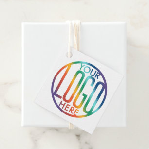 Étiquettes Cadeau Générateur de code QR et logo d'entreprise minimal