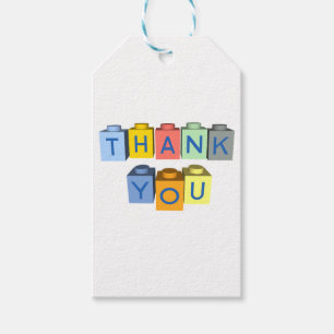 Étiquettes-cadeau Générer des blocs de message Merci