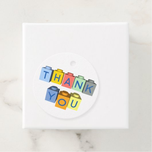 Étiquettes Cadeau Générer des blocs de message Merci (En situation)